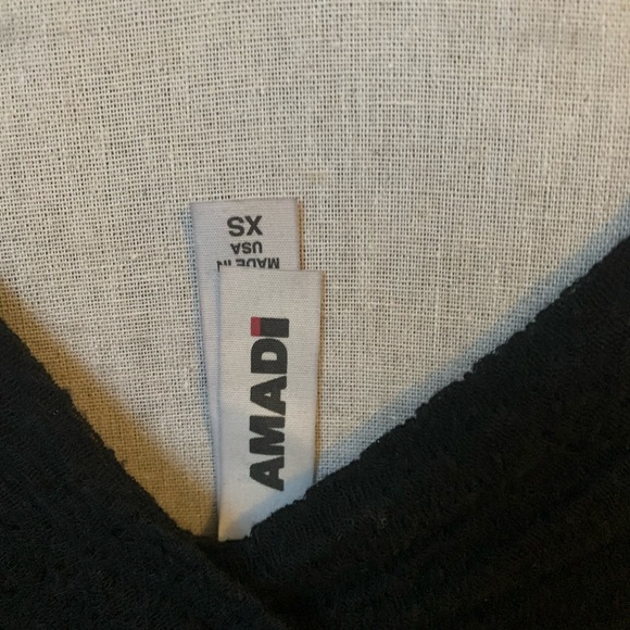 🎁Host Pick🎁 NWOT Amadi Fara Surplice dress in black from Anthropologie, size xs - Picture 8 of 8